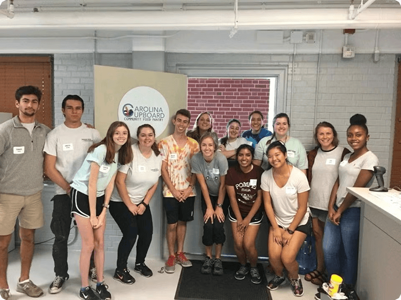 Group picture of the Carolina Cupboard staff